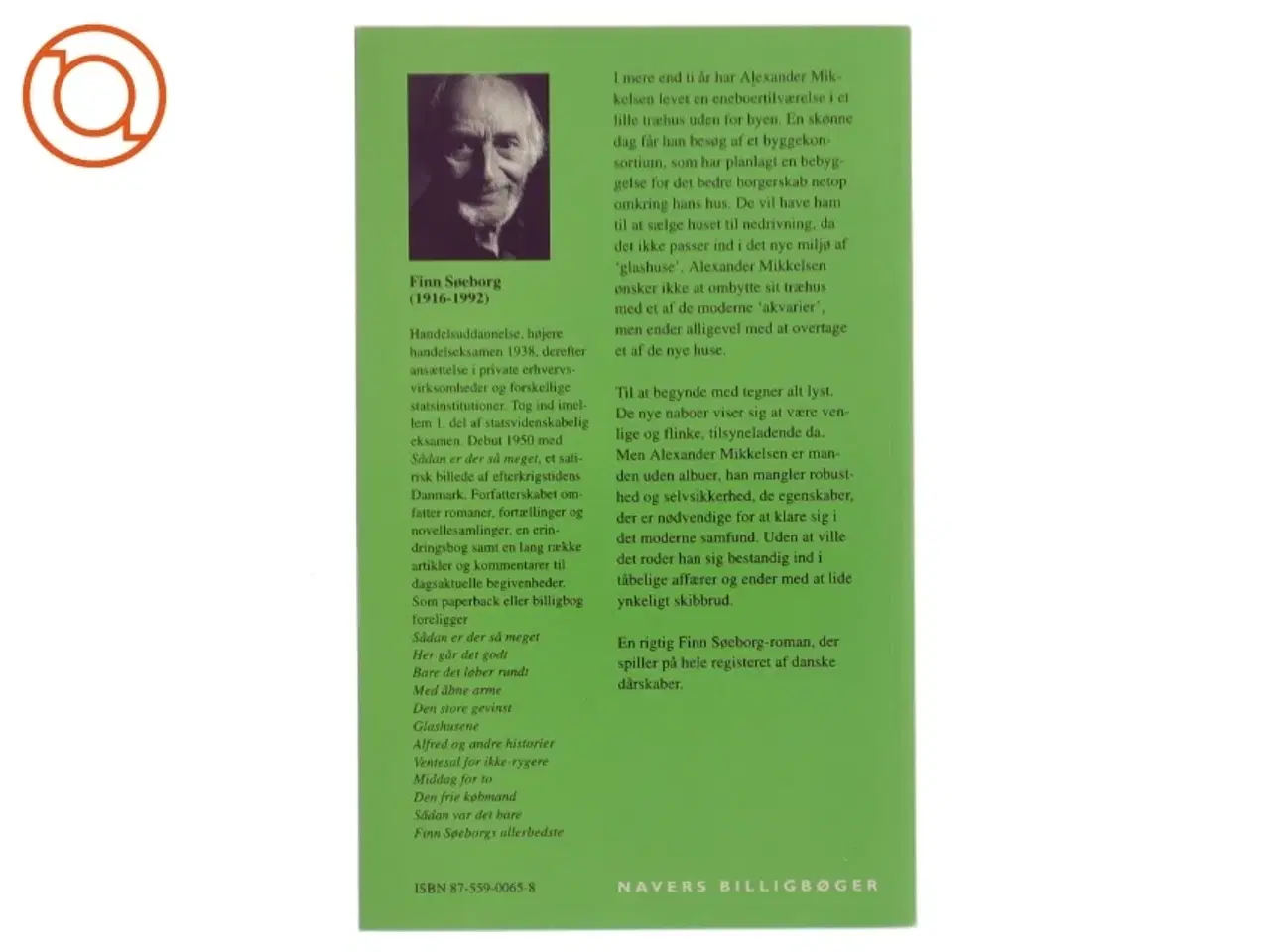 Billede 2 - Glashusene af Finn Søeborg (Bog)