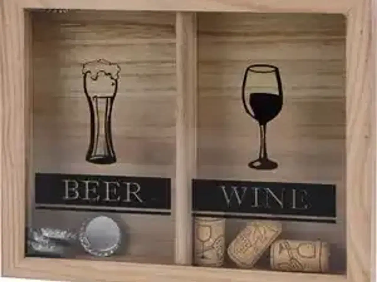 Billede 1 - Ramme med korkproppe