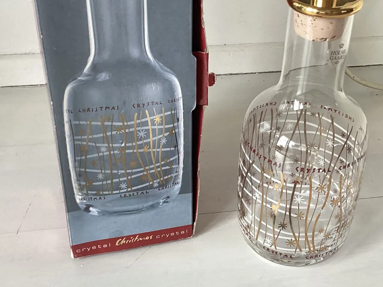 Billede 1 - Holmegaard jule karaffel i æske