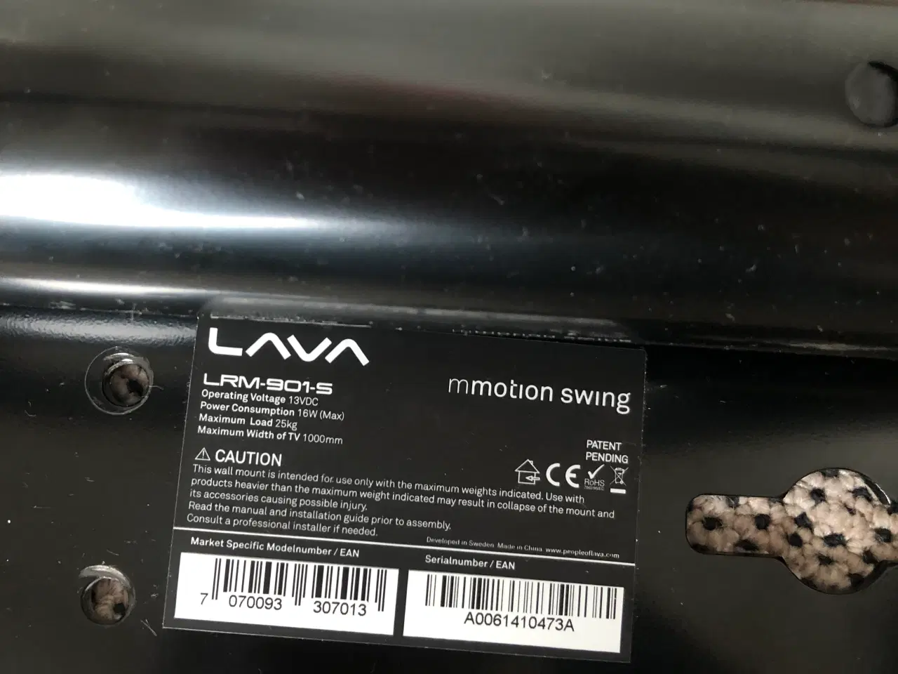 Billede 2 - TV ophæng - fjernstyret