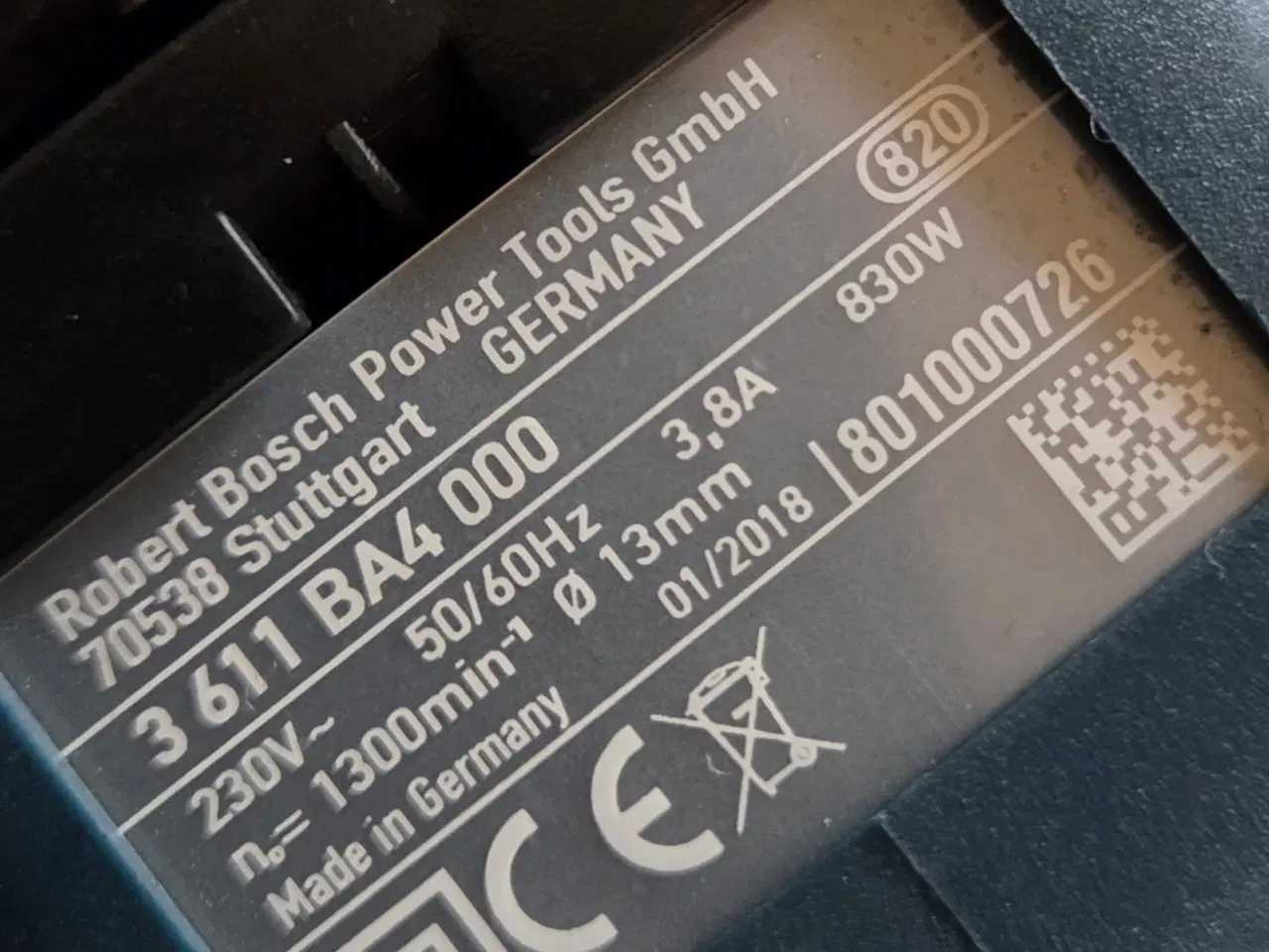Billede 5 - UDLEJES - Bosch 830W borehammer