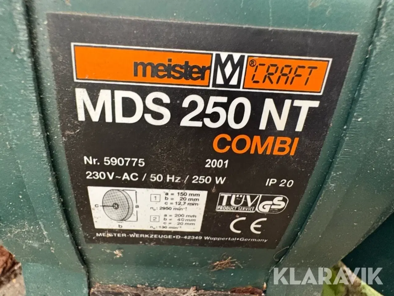 Billede 8 - Sliber og sav Power Craft/Meister MDS 250 ND Combi