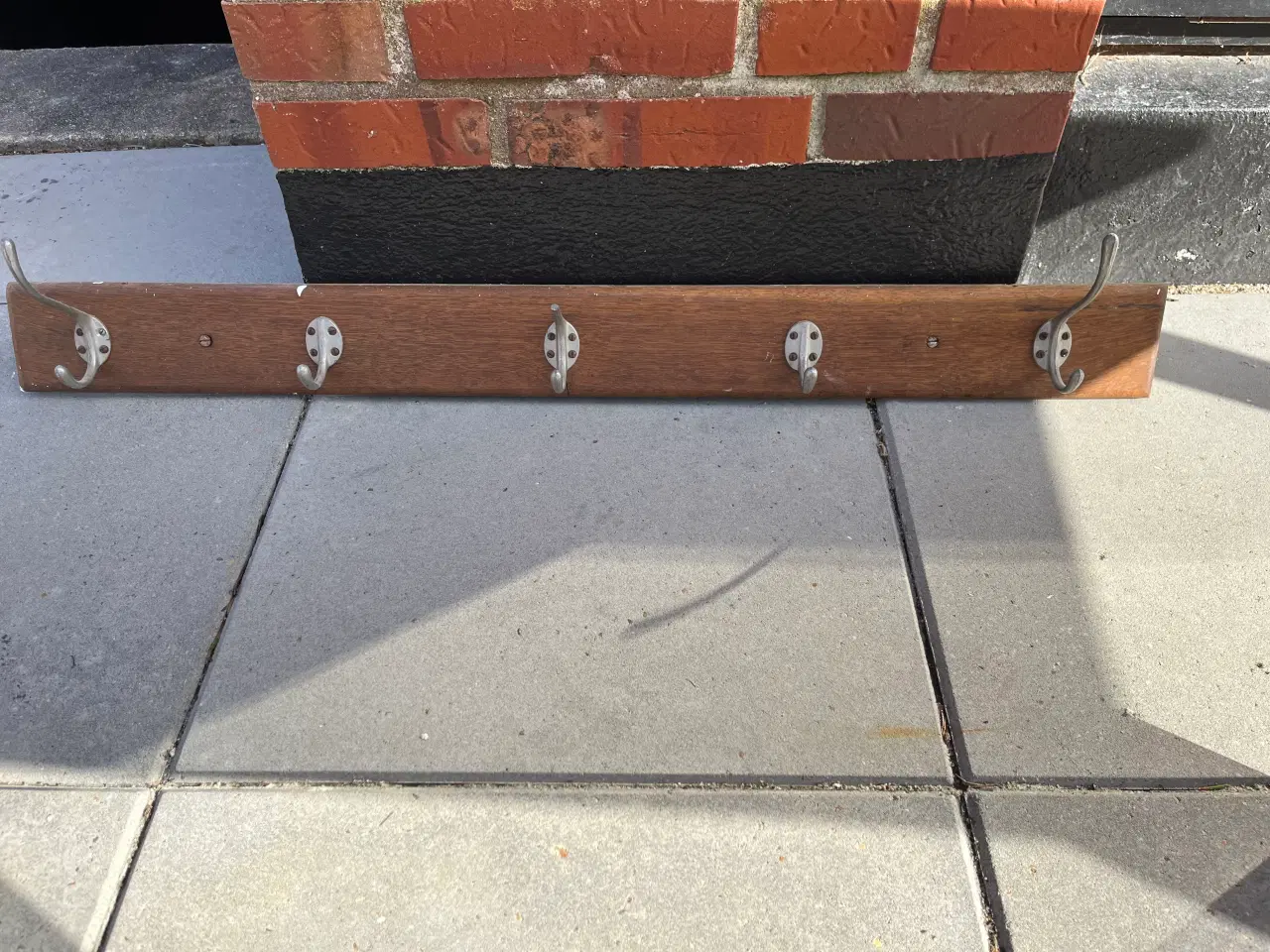 Billede 1 - Teak Træ knagerække