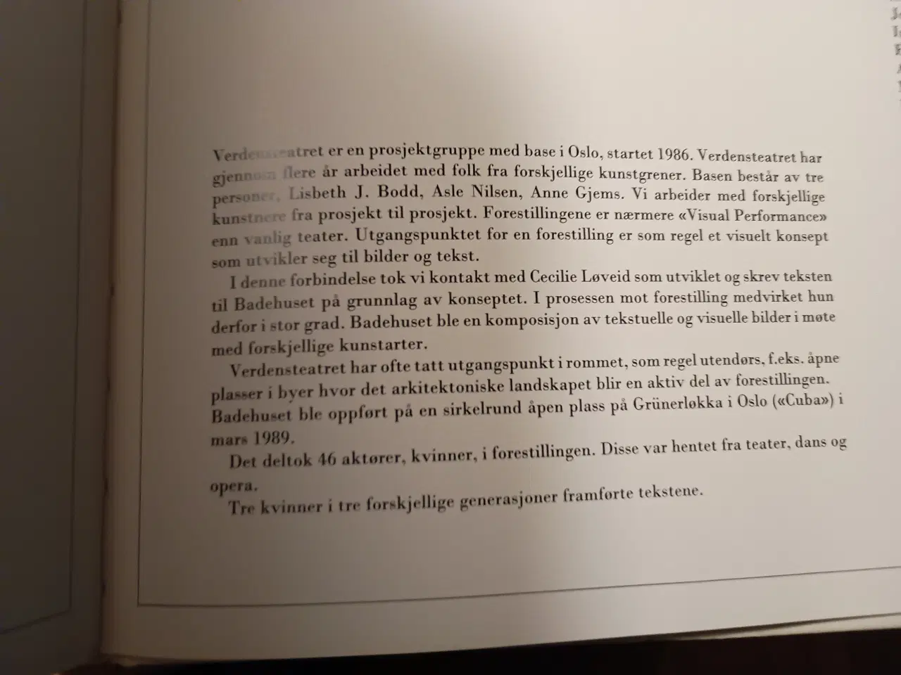 Billede 5 - Badehuset, Verdensteatret.