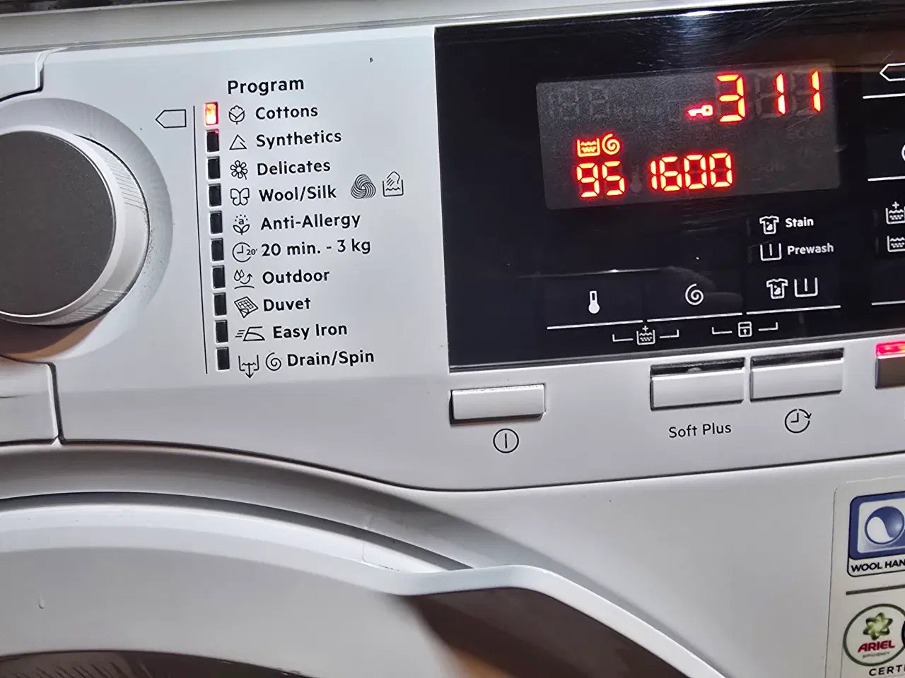 Billede 5 - AEG series 6000 med 24min kort prgm.1600rpm centri