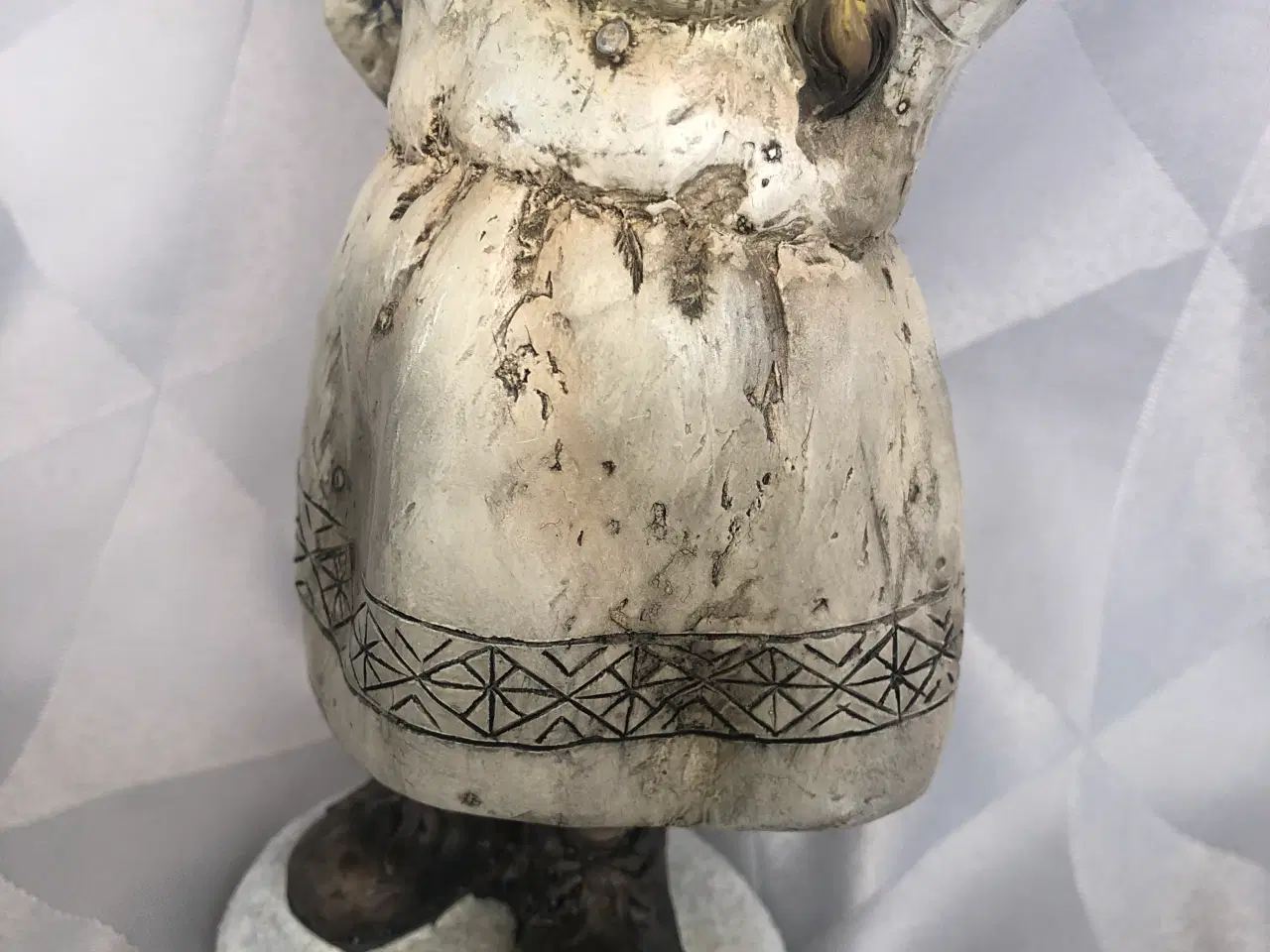 Billede 2 - Keramik vinter pige figur 