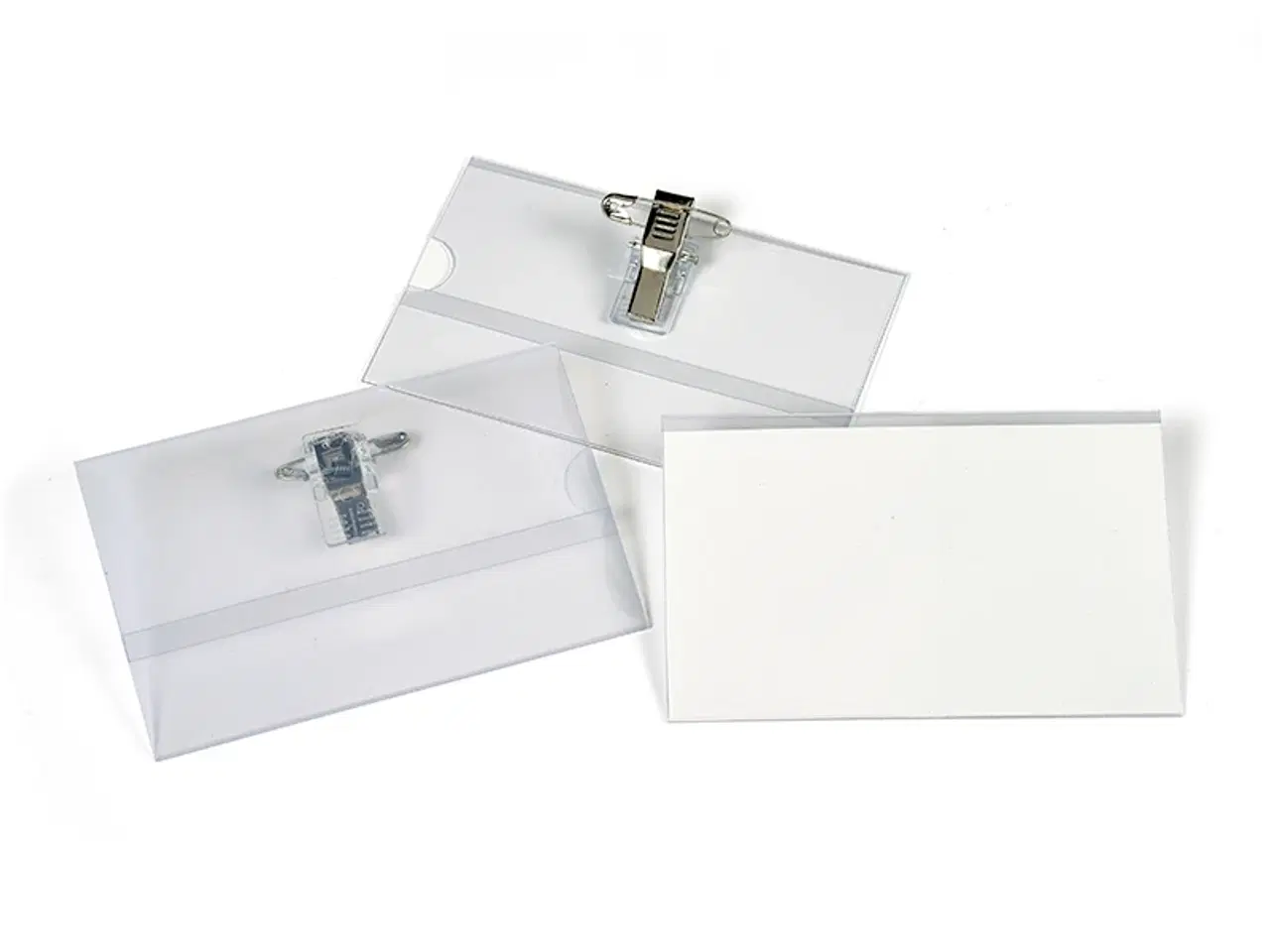 Billede 2 - Navneskilt Med Clip & Nål 91x57mm 50 Pack