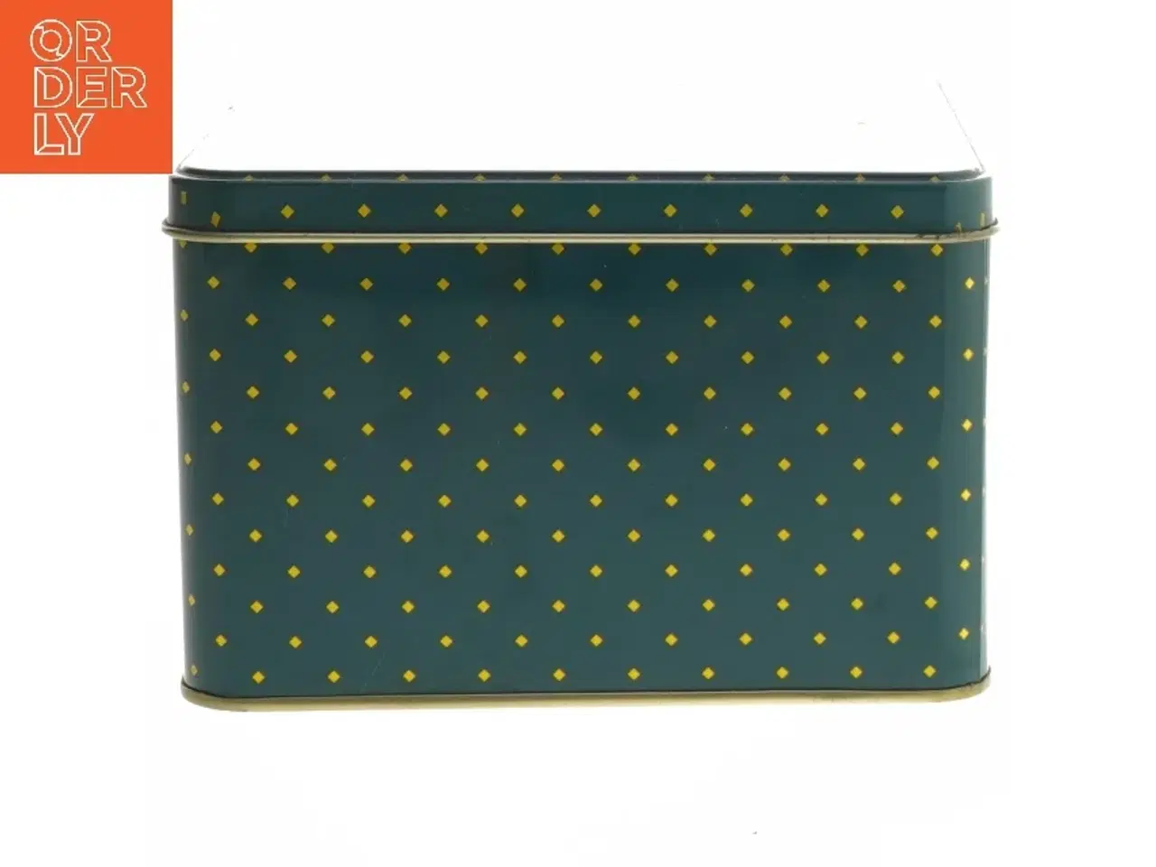 Billede 1 - Fin metaldåse fra Søstrene Grene (str. 15x15x10 cm)