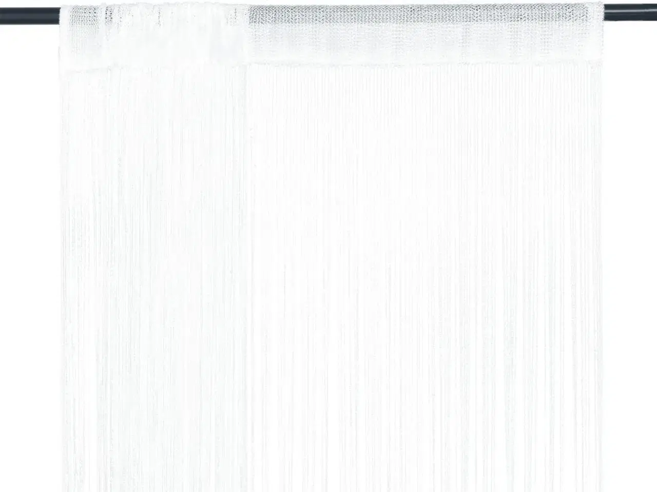 Billede 1 - Trådgardiner 2 stk. 140 x 250 cm hvid
