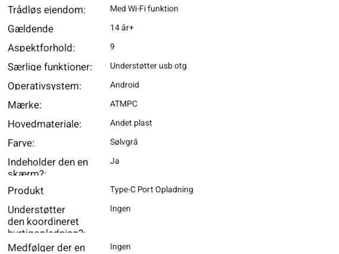 Billede 4 - Tablet Android 14 ATMPC