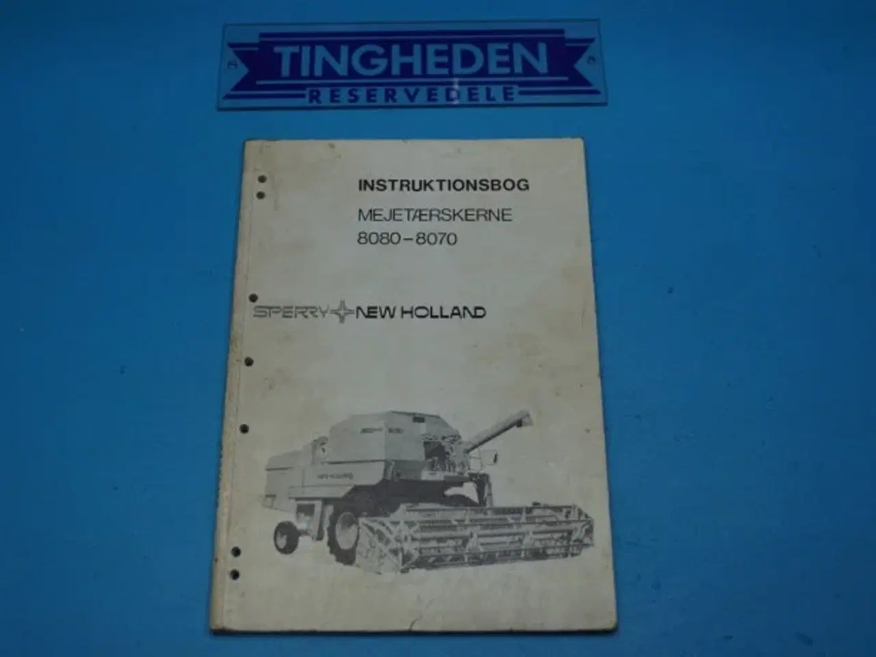 Billede 1 - New Holland 8070 - 8080 Instruktionsbog (DK)