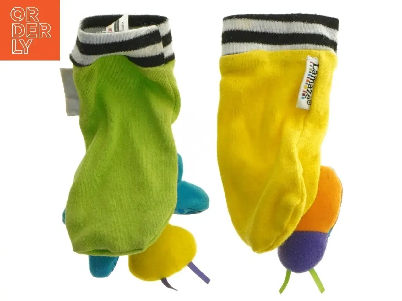 Billede 3 - Baby sokker med sjove figurer fra Lamaze (str. 15 cm)