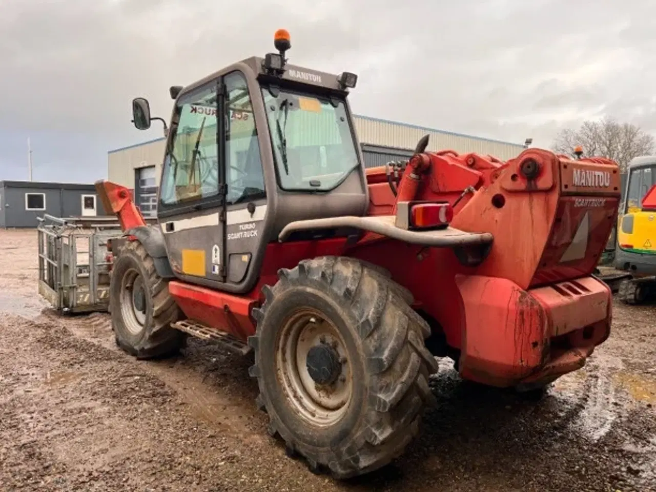 Billede 3 - Manitou MT 1740 teleskoplæsser / Kurv, pallegafler, drejeled og fjernbetjening