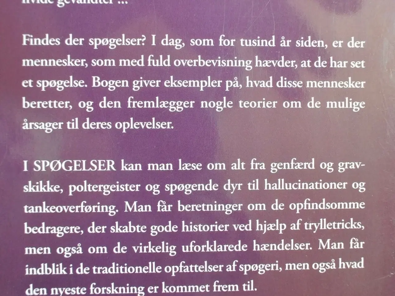 Billede 3 - spøgelser - tro, fakta og teorier, af jens laigaar