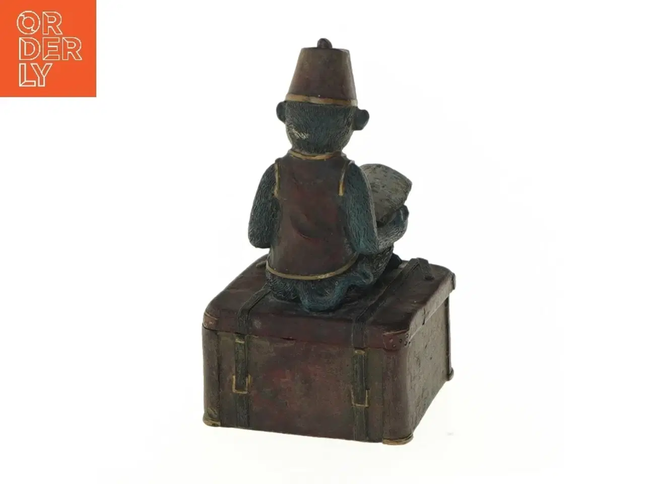 Billede 5 - Dekorativ abe-kasse (str. 13x6x7 cm)