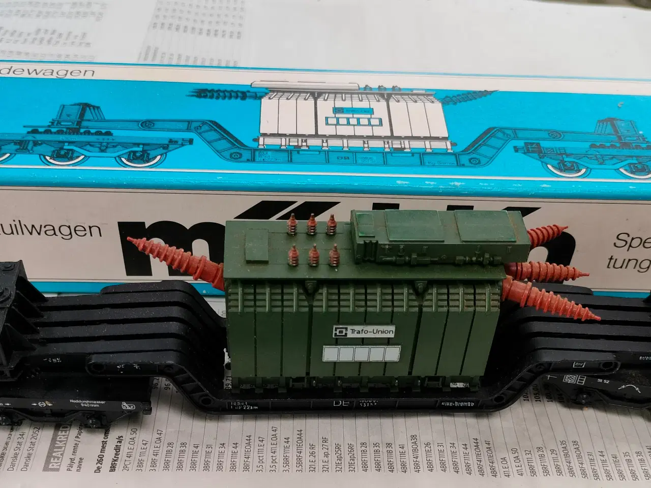 Billede 1 - Märklin 4617 Ladvogn med Transformator i orginal k