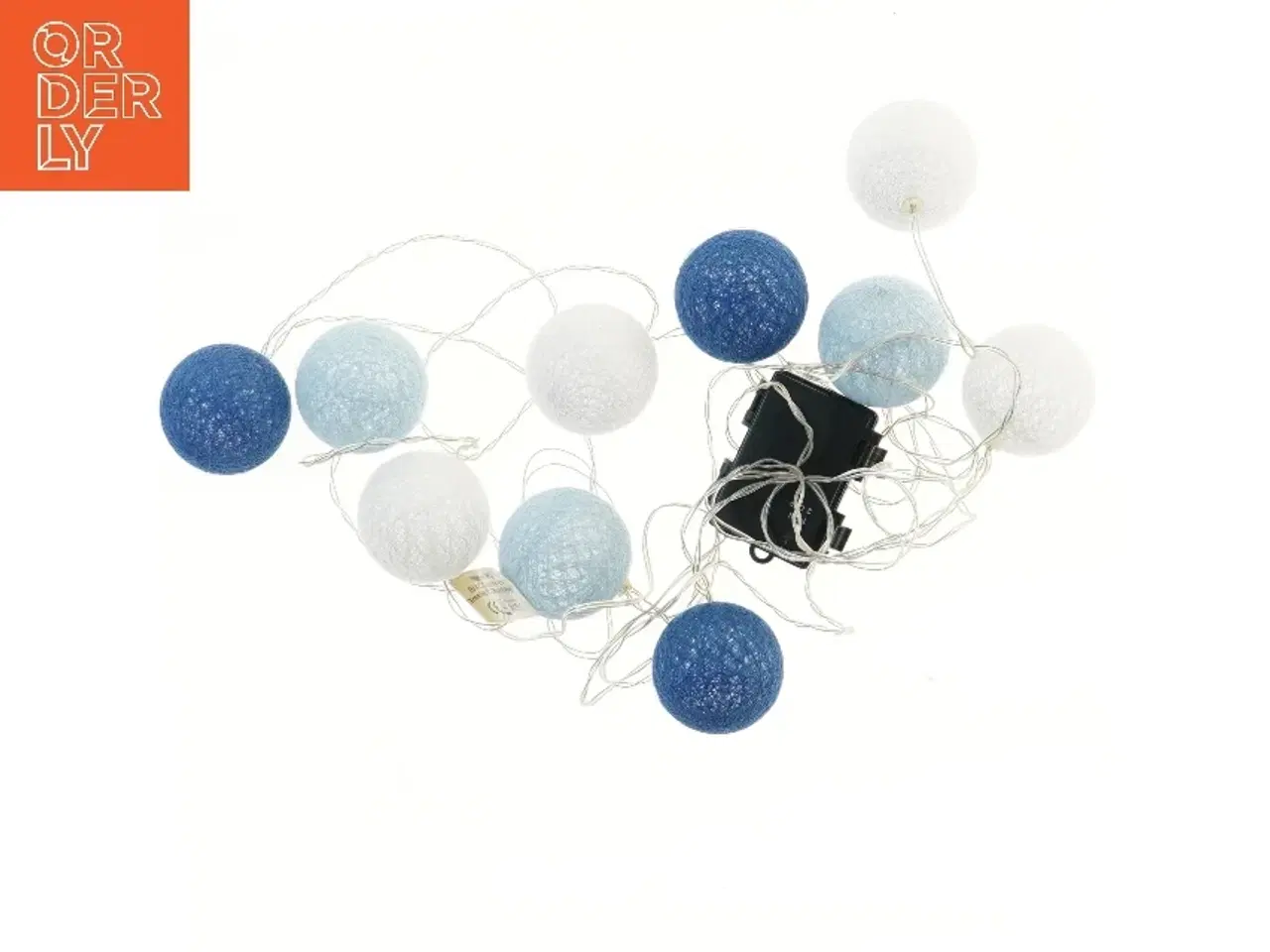 Billede 2 - Lyskæde med kugler (str. 500 cm)