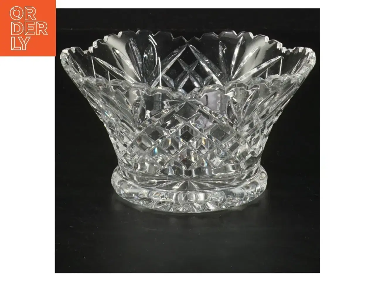 Billede 1 - Krystal skål (str. Ø 13 cm)