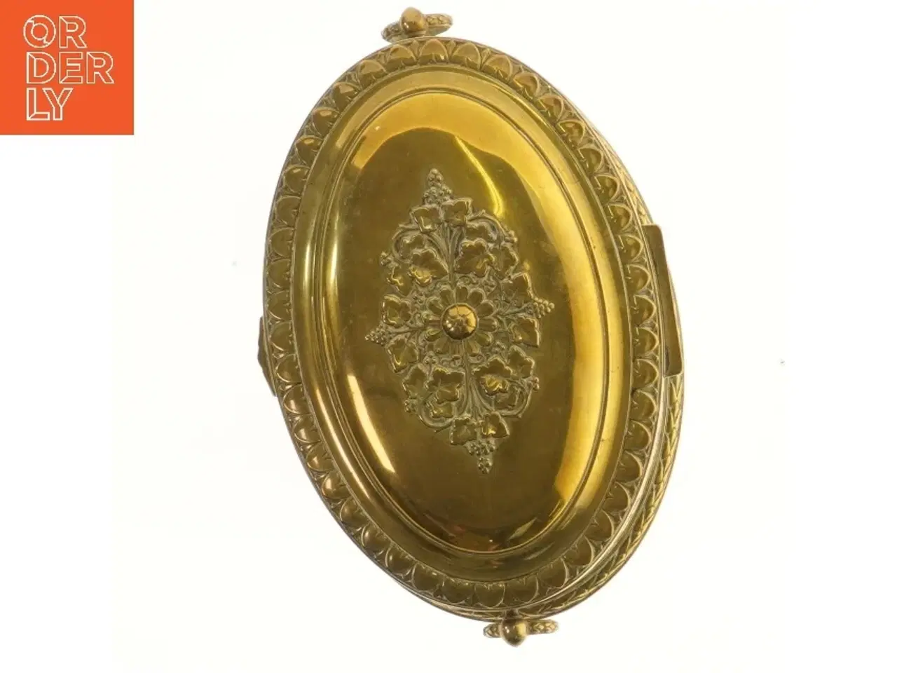 Billede 3 - Antik smykkeskrin i metal (str. 23 cm)