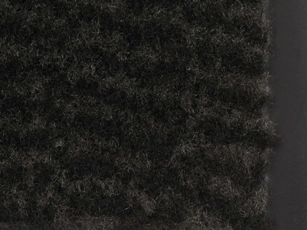 Billede 2 - Måtte med støvkontrol rektangulær tuftet 60 x 90 cm sort