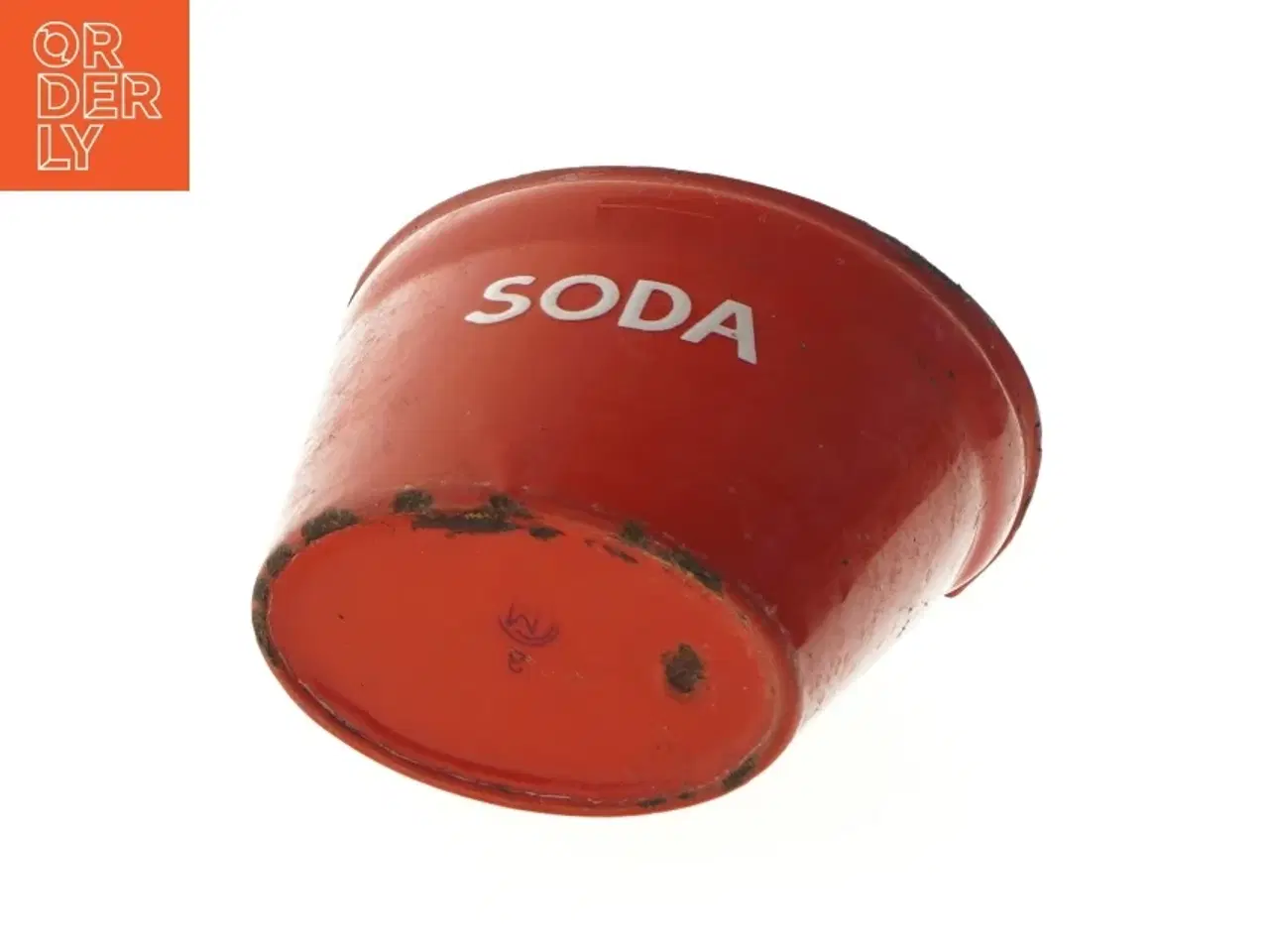 Billede 2 - Rød soda bøtte (str. 20x15,5 cm)