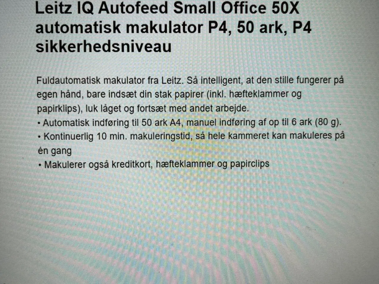 Billede 3 - Automatisk makulator fra Leitz