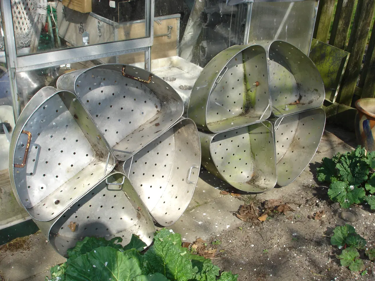 Billede 1 - Plantekasse i syrefast rustfrit stål.