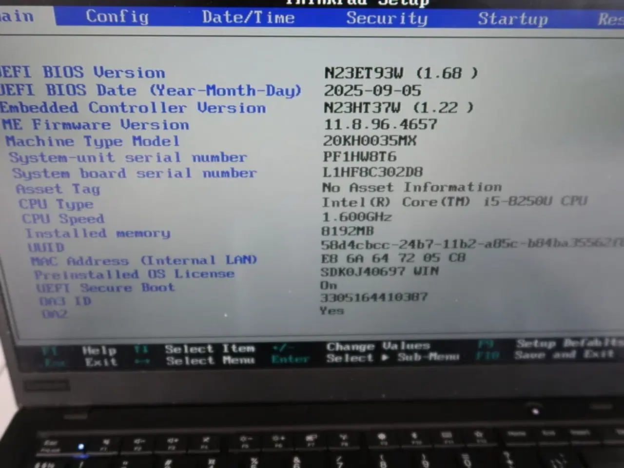 Billede 4 - Bærbar computer LENOVO X1 Carbon 6th Gen.