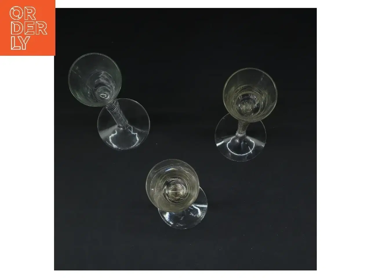 Billede 2 - Høje snapseglas (str. 3 stk Ø 5 cm længde 22 cm)