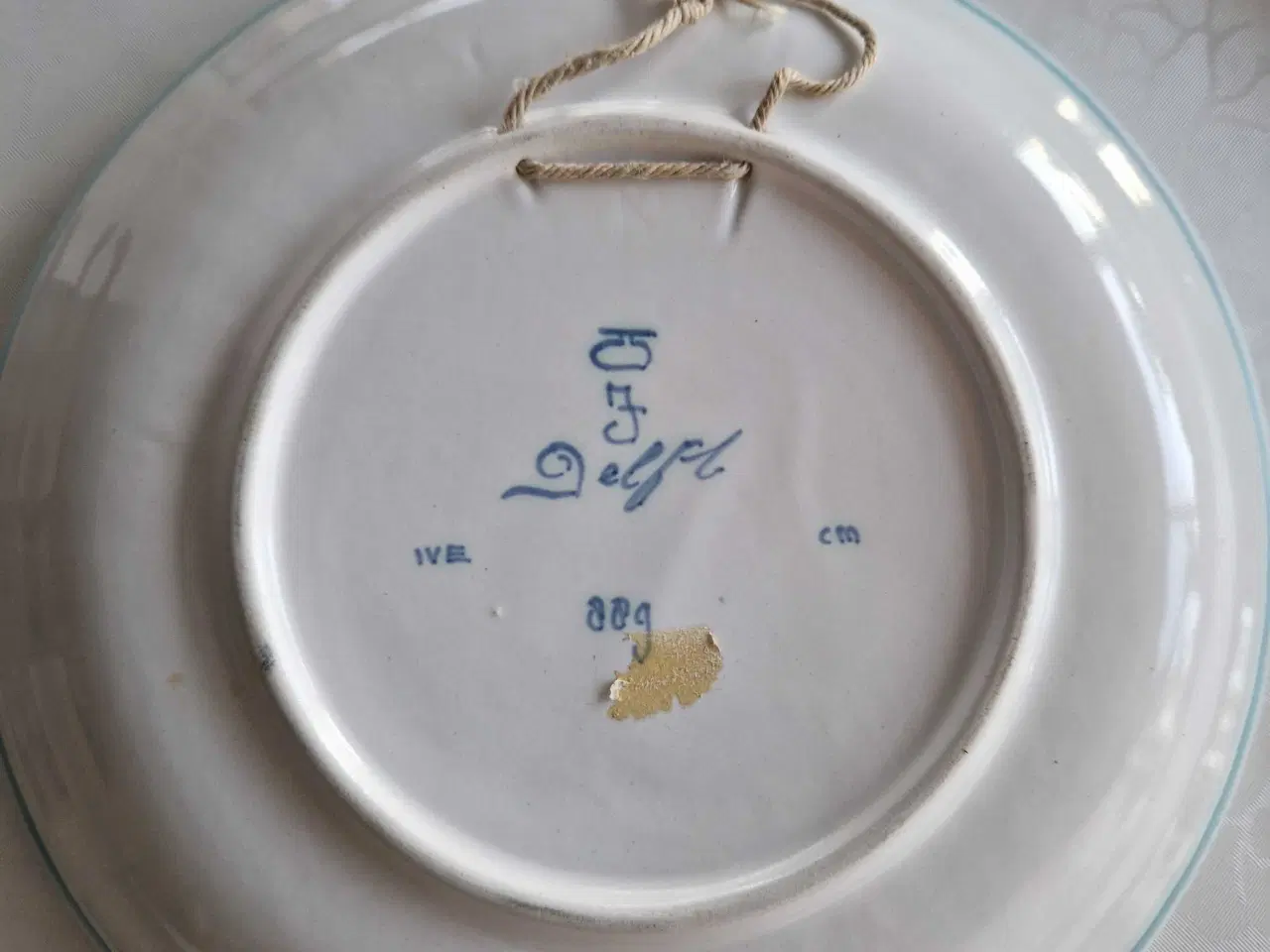 Billede 4 - Vintage Royal Delft pynte tallerken fra 60erne 