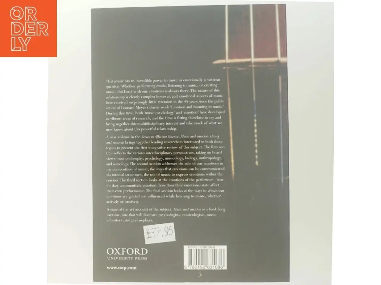 Billede 3 - Music and emotion : theory and research (Bog)