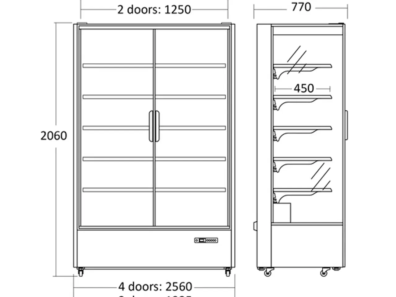 Billede 2 - Scandomestic Multideck-køler 2585 Liter