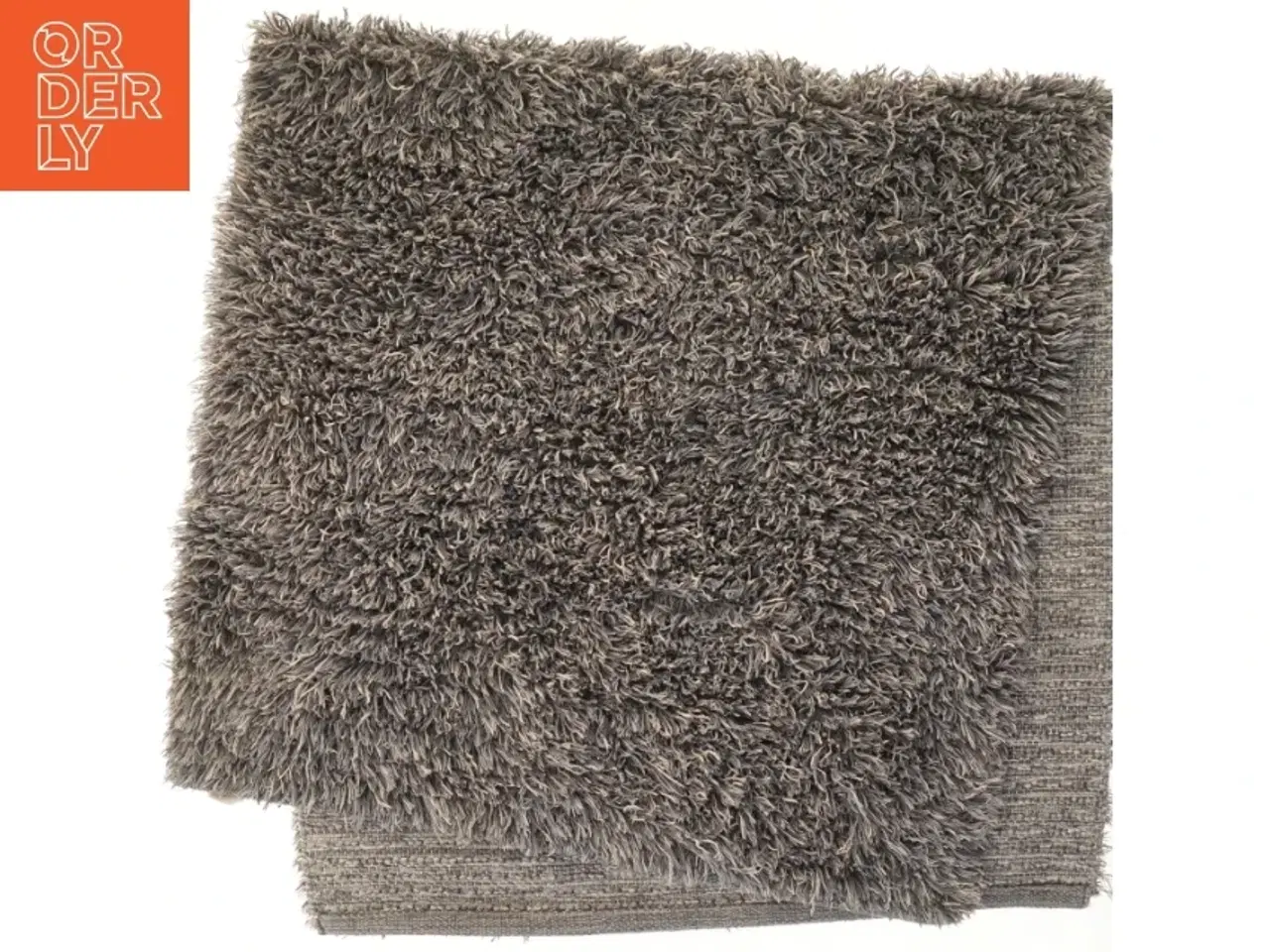 Billede 1 - Gråt kludetæppe (str. 137x65 cm)