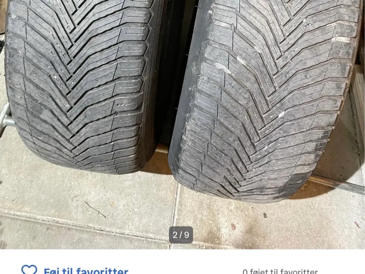 Billede 1 - Dæk Michelin helårsdæk 18”.  2 stk.