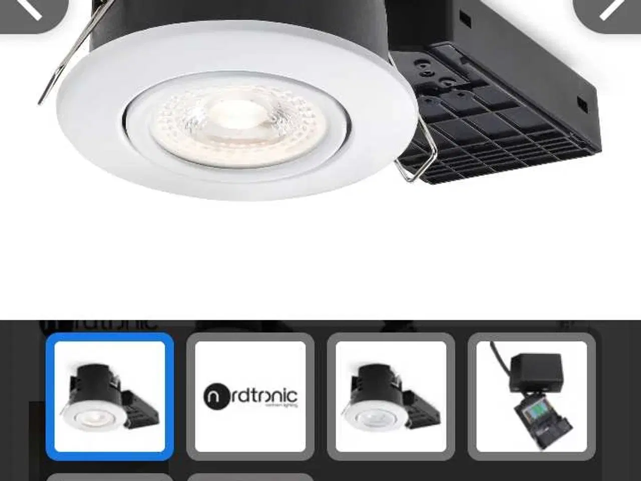 Billede 1 - Nordtronic Uni Install G2 indbygningsspot