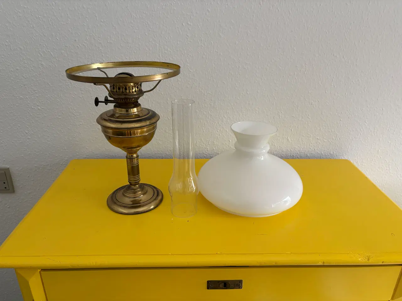Billede 2 - Messing petroleumslampe