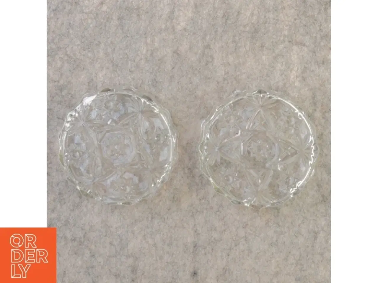 Billede 2 - krystal skål, der kan deles i 2 (str. 10 cm)
