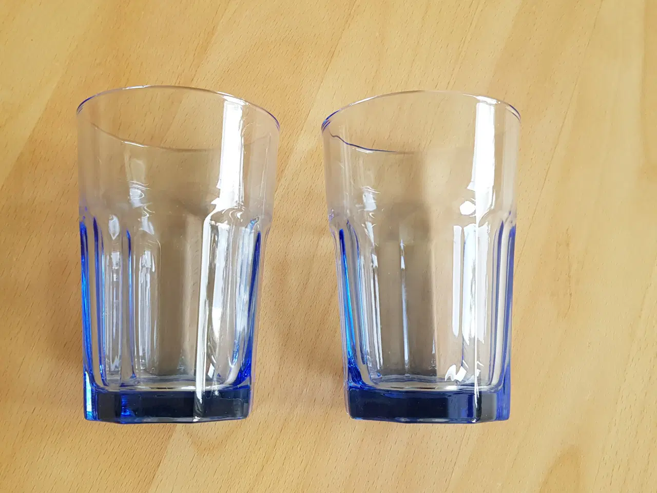 Billede 5 - 3 stk flotte blå glas