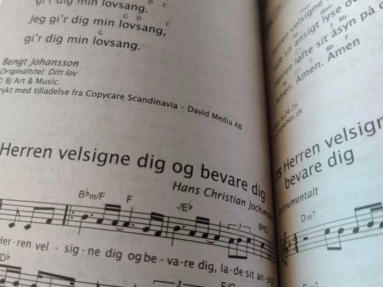 Billede 4 - Fælles sang med noder