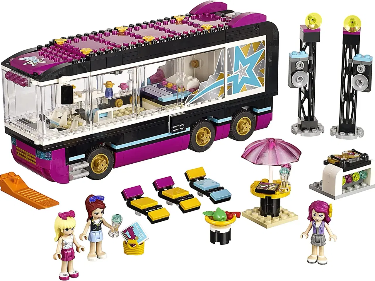 Billede 1 - Lego Friends, 41106, Popstjerne-turbus.