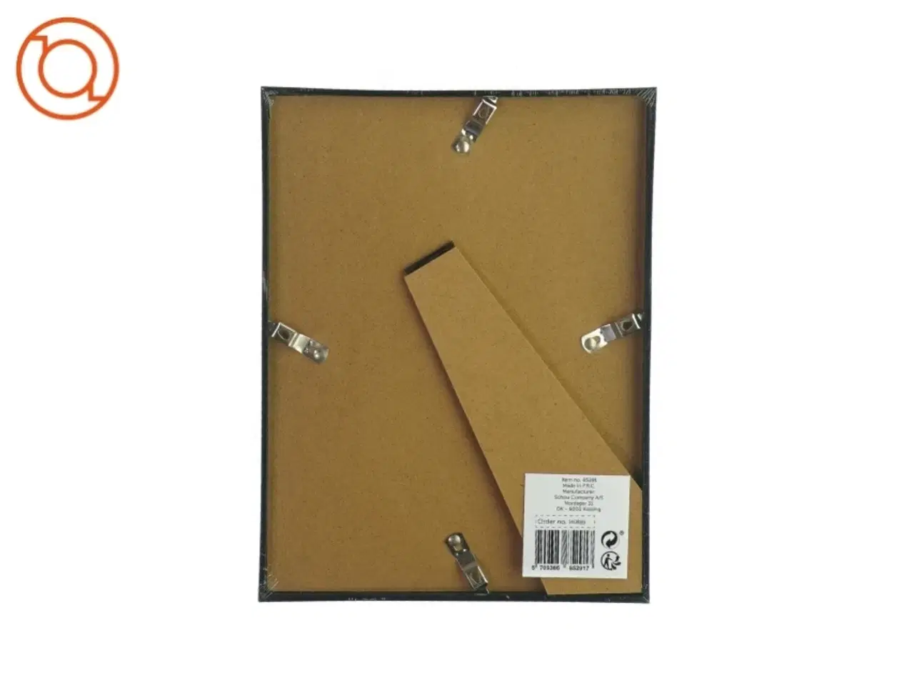 Billede 2 - Sort billedramme fra Ukendt (str. LB: 18x24 cm)