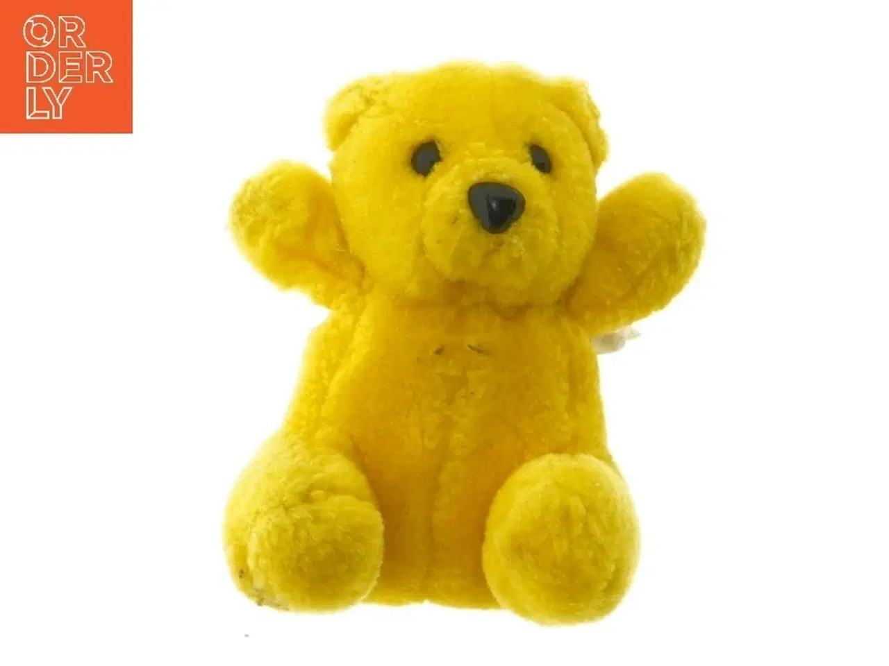Billede 1 - Gul plysbamse (str. 11 cm)