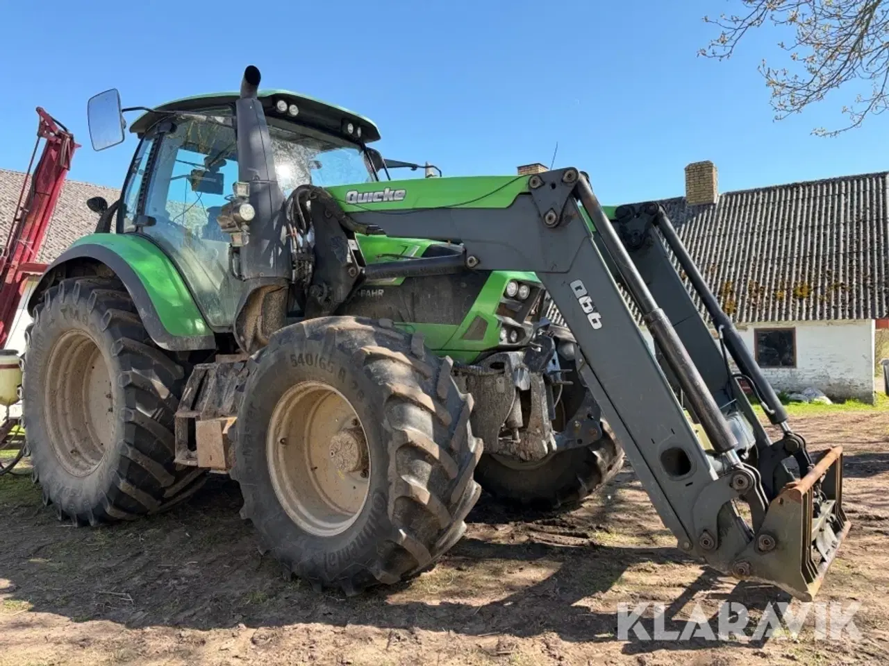 Billede 2 - Traktor Deutz Fahr 6130.4 Cshift med frontlæsser
