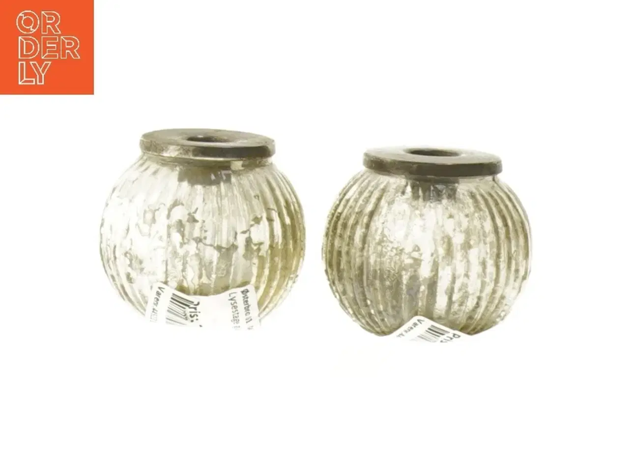 Billede 1 - Glaslysestager Ø 6 cm (str. Ø 6 cm)