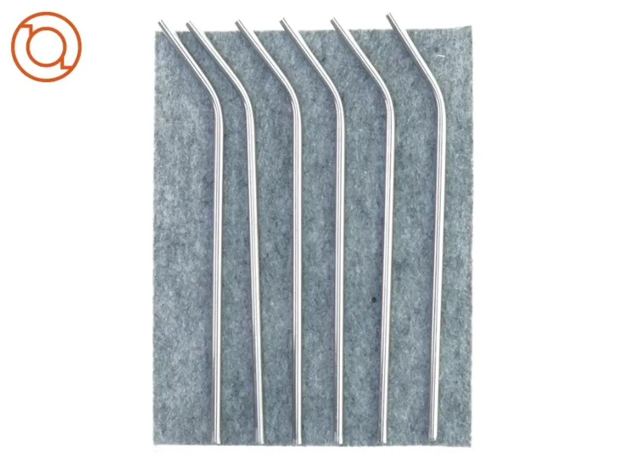 Billede 1 - nye metal sugerør (str. 25 cm) 6 stk