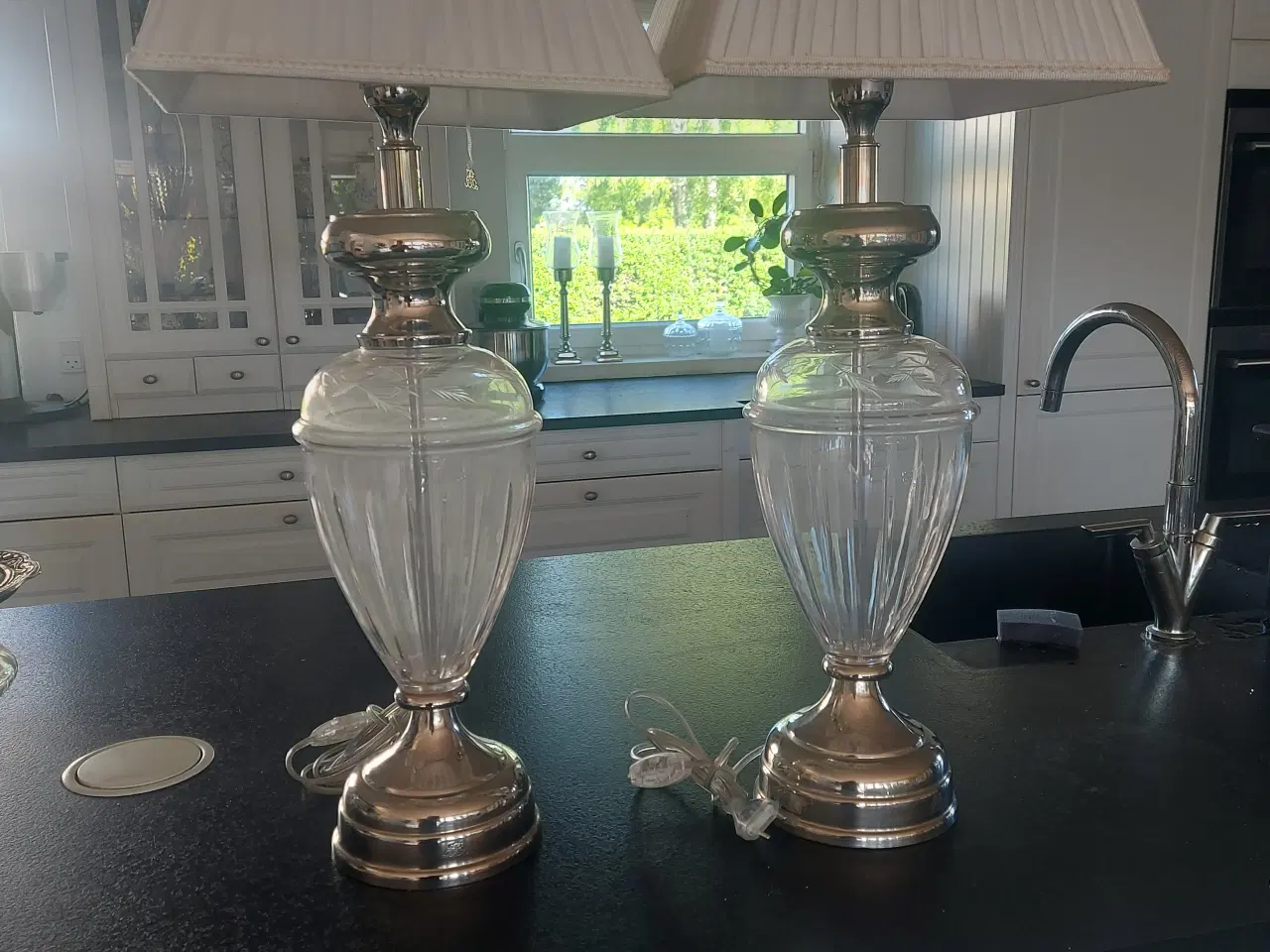 Billede 4 - glas bord lampe