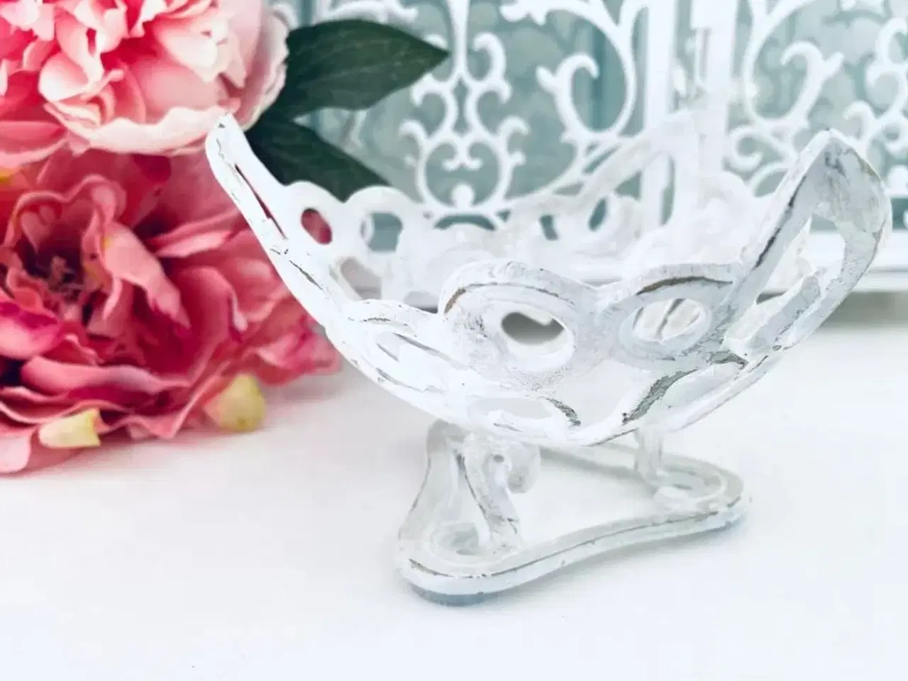 Billede 3 - Lysestage shabby chic 