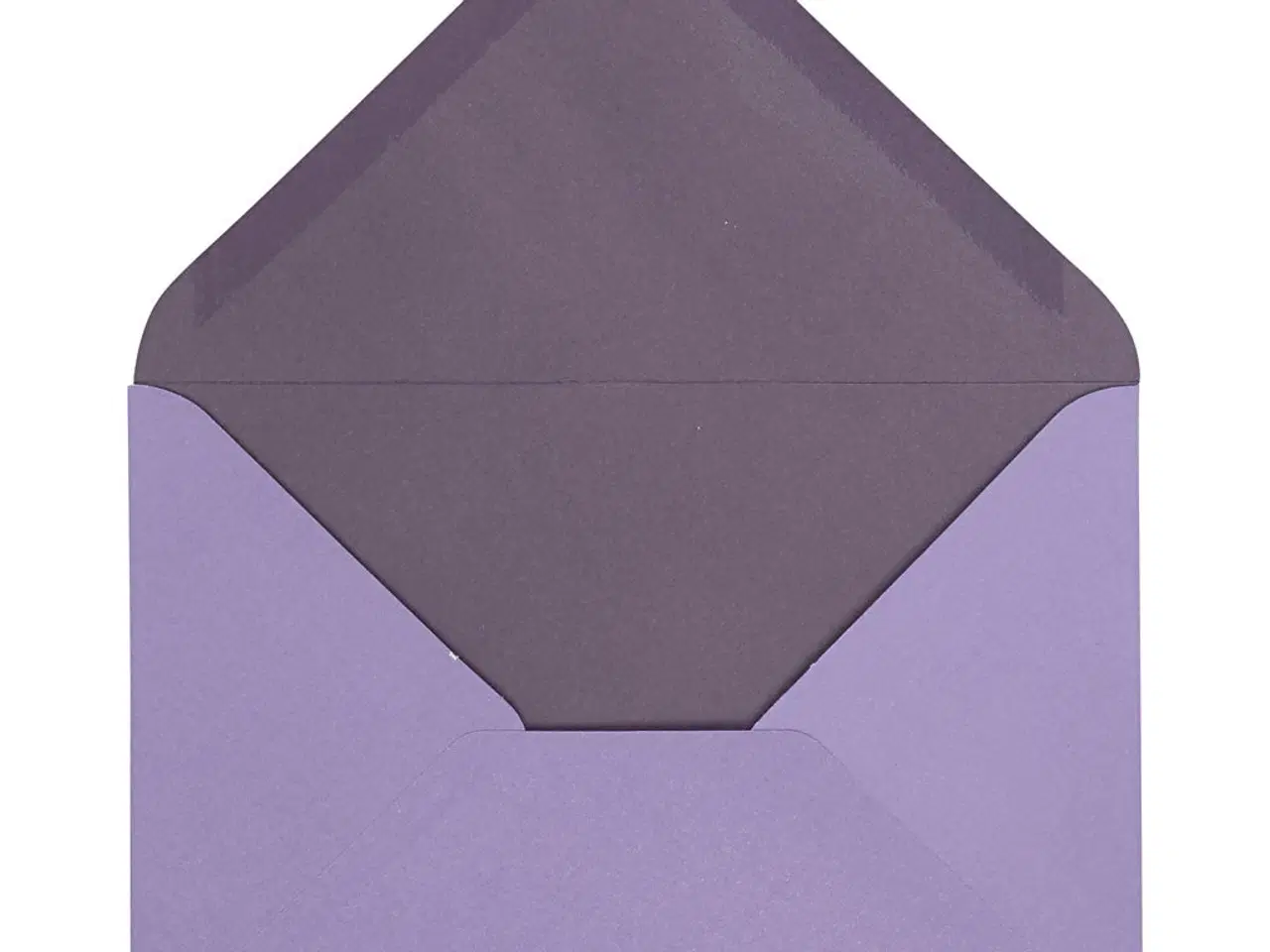 Billede 1 - Elegant Mørk Lilla Kuvert 11,5x16 cm - 10 stk.