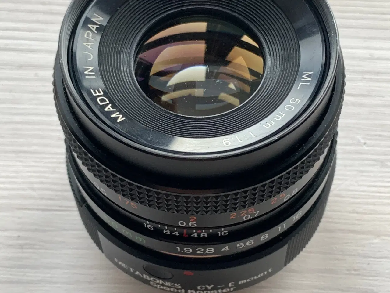 Billede 4 - Metabones CY - E mount Speed booster med 50mm f1.9