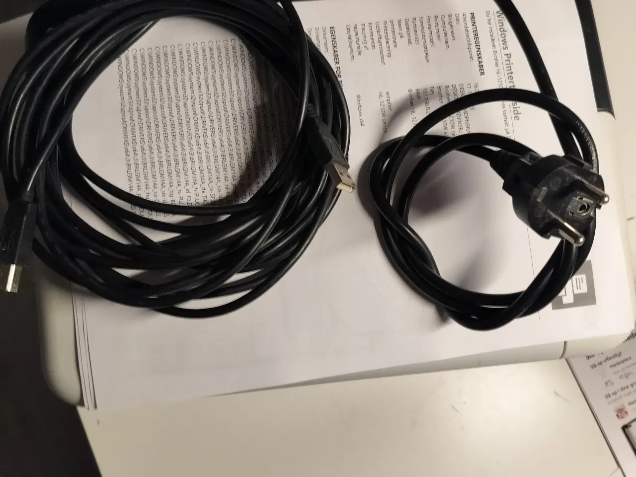 Billede 4 - Brother HL 1221 W laser printer med helt ny tone.